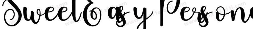 Sweet Easy Personal Use字体转换